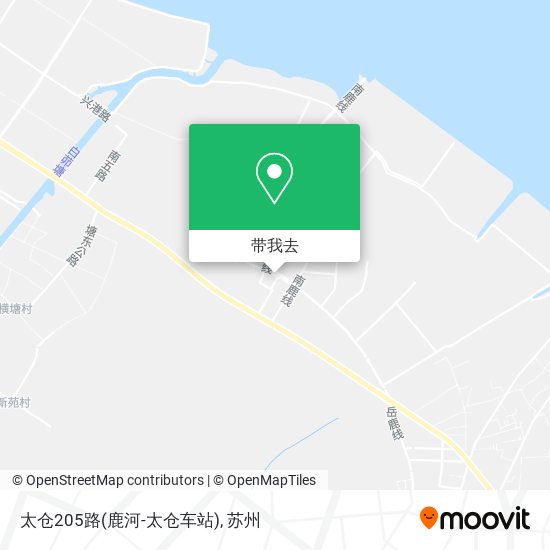 太仓205路(鹿河-太仓车站)地图