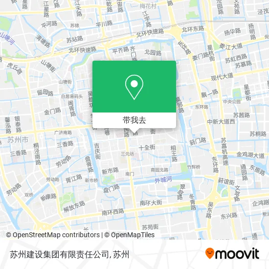 苏州建设集团有限责任公司地图