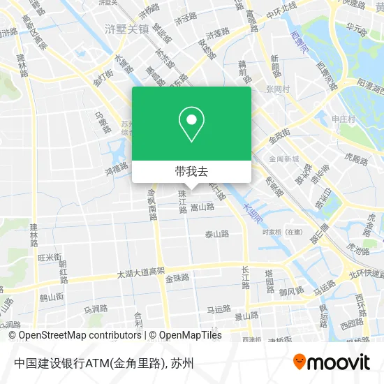 中国建设银行ATM(金角里路)地图