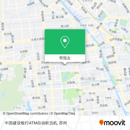 中国建设银行ATM自动柜员机地图