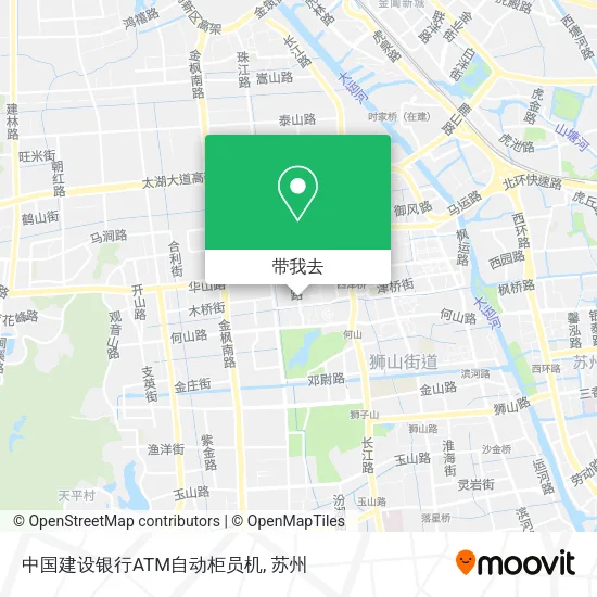 中国建设银行ATM自动柜员机地图