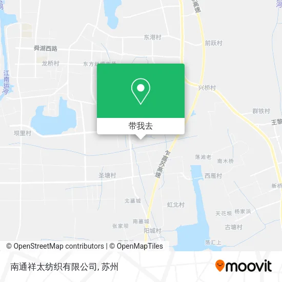 南通祥太纺织有限公司地图