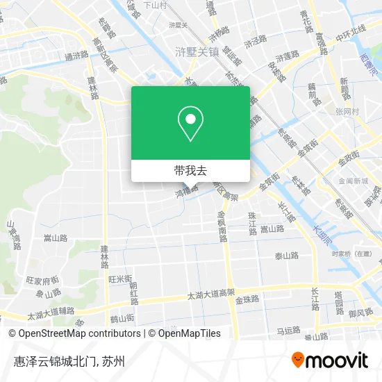 惠泽云锦城北门地图