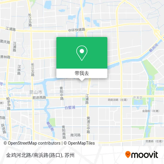 金鸡河北路/南浜路(路口)地图