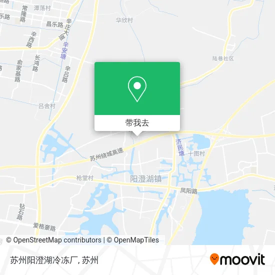 苏州阳澄湖冷冻厂地图