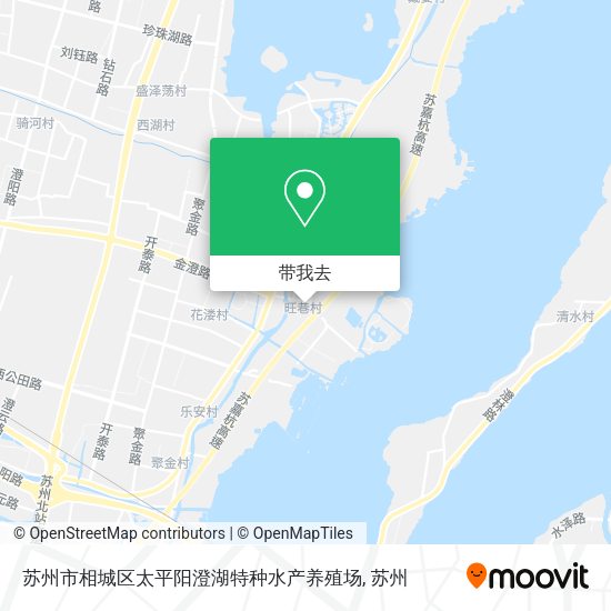 苏州市相城区太平阳澄湖特种水产养殖场地图