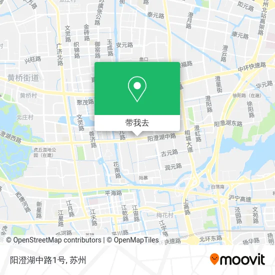 阳澄湖中路1号地图