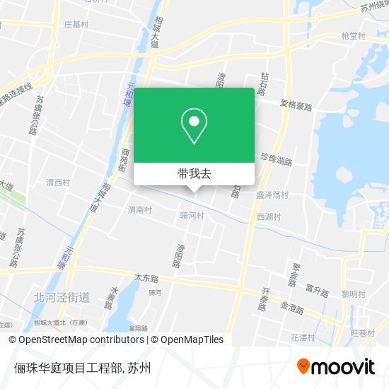 俪珠华庭项目工程部地图