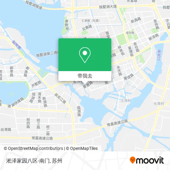 淞泽家园八区-南门地图