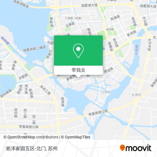 淞泽家园五区-北门地图