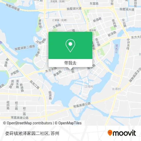 娄葑镇淞泽家园二社区地图