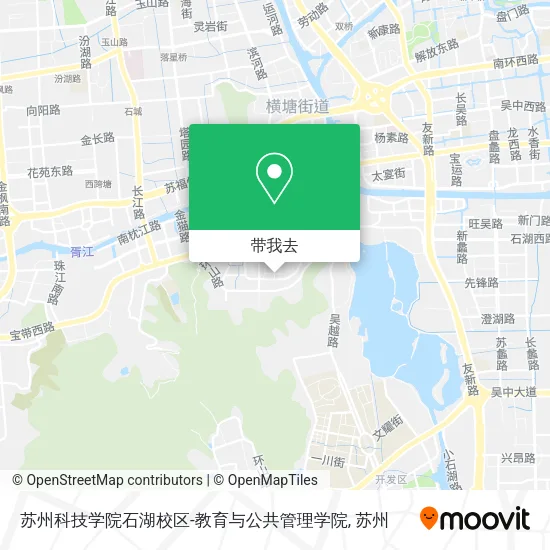 苏州科技学院石湖校区-教育与公共管理学院地图
