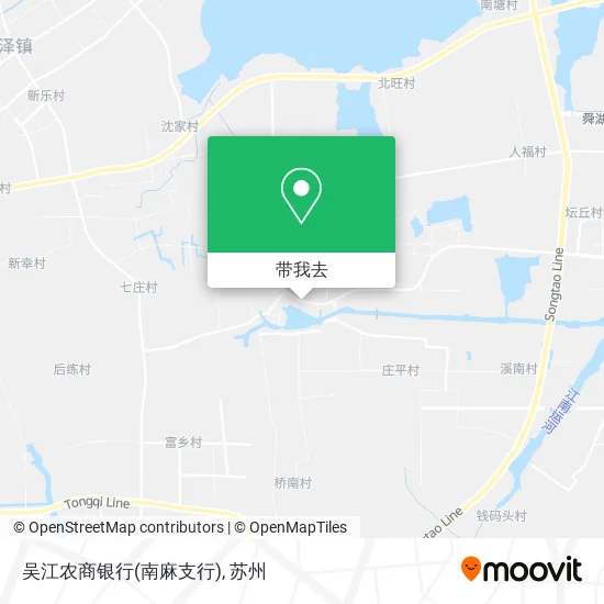 吴江农商银行(南麻支行)地图