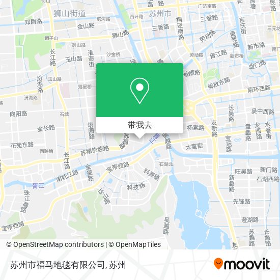 苏州市福马地毯有限公司地图