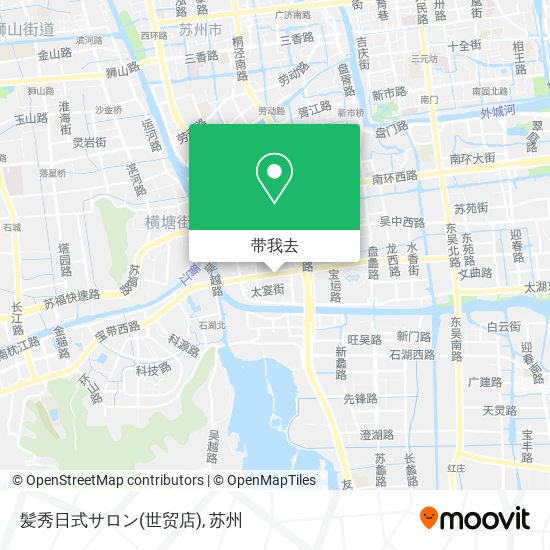 髪秀日式サロン(世贸店)地图