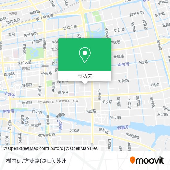 榭雨街/方洲路(路口)地图