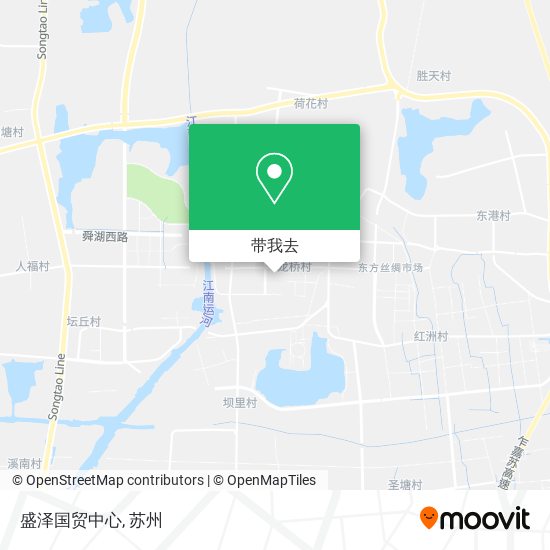 盛泽国贸中心地图