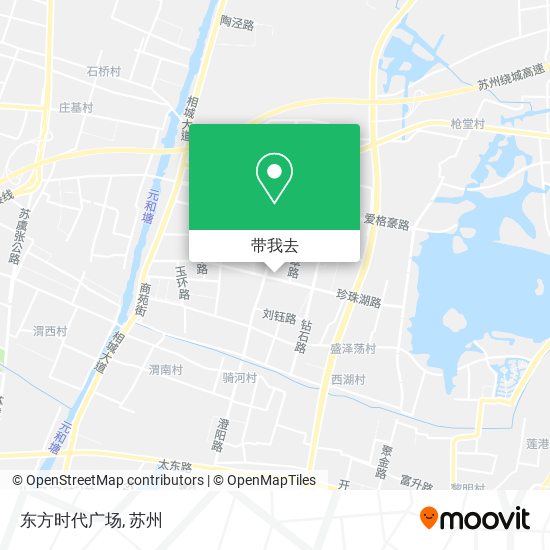 东方时代广场地图