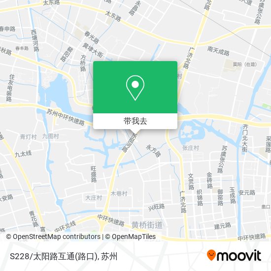 S228/太阳路互通(路口)地图