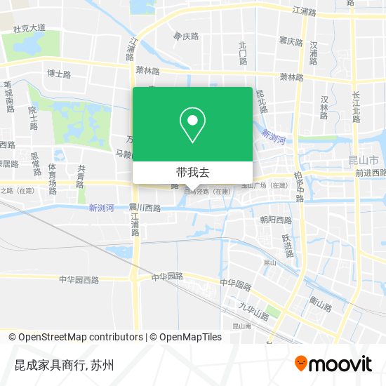 昆成家具商行地图