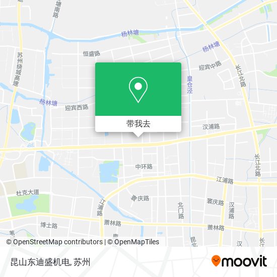 昆山东迪盛机电地图