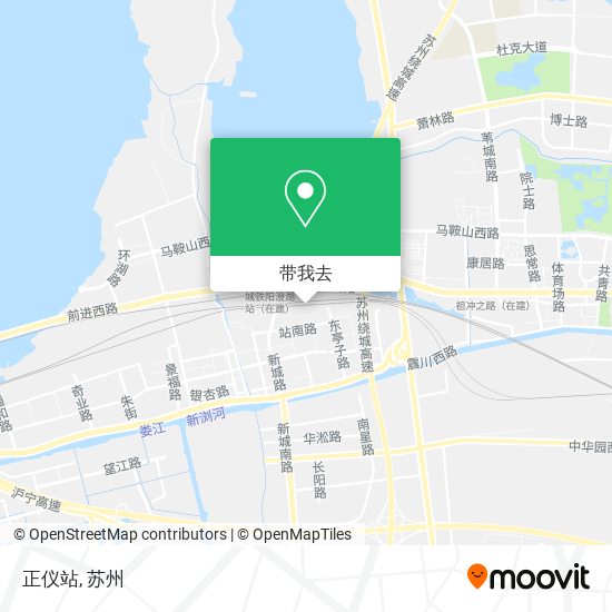 正仪站地图