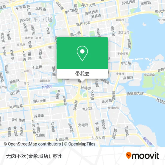 无肉不欢(金象城店)地图