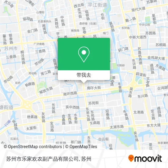 苏州市乐家欢农副产品有限公司地图