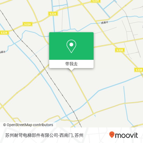 苏州耐苛电梯部件有限公司-西南门地图