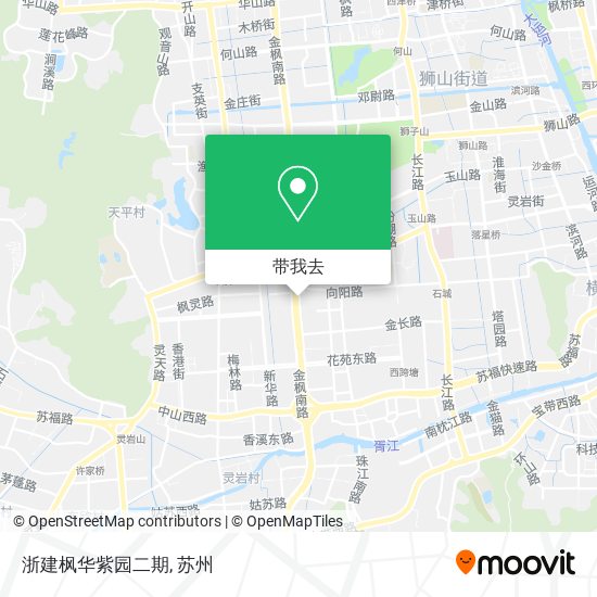 浙建枫华紫园二期地图