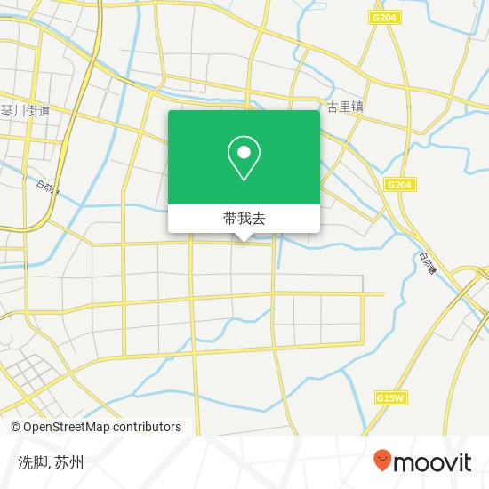 洗脚地图