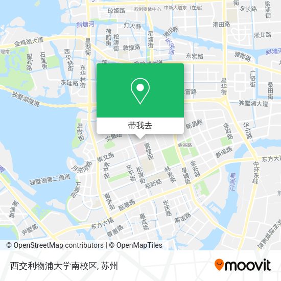 西交利物浦大学南校区地图