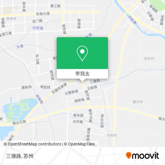 三塘路地图