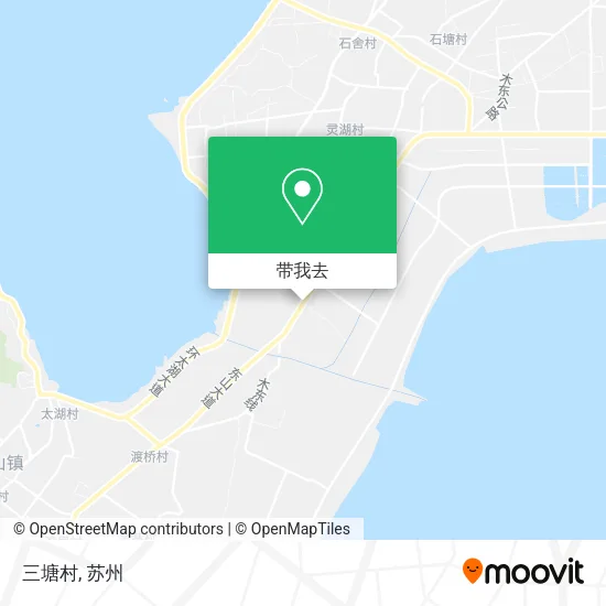三塘村地图
