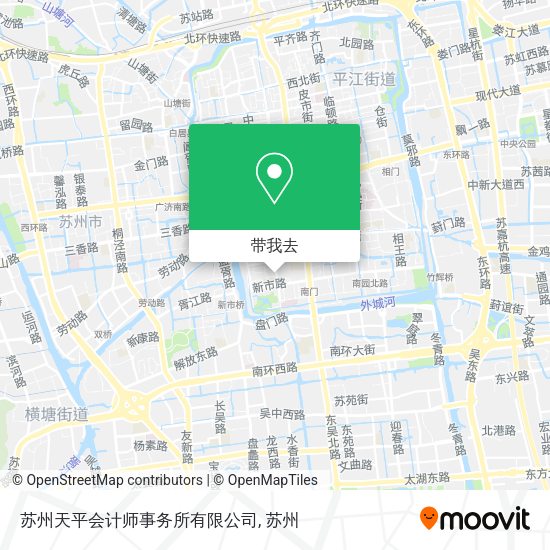 苏州天平会计师事务所有限公司地图