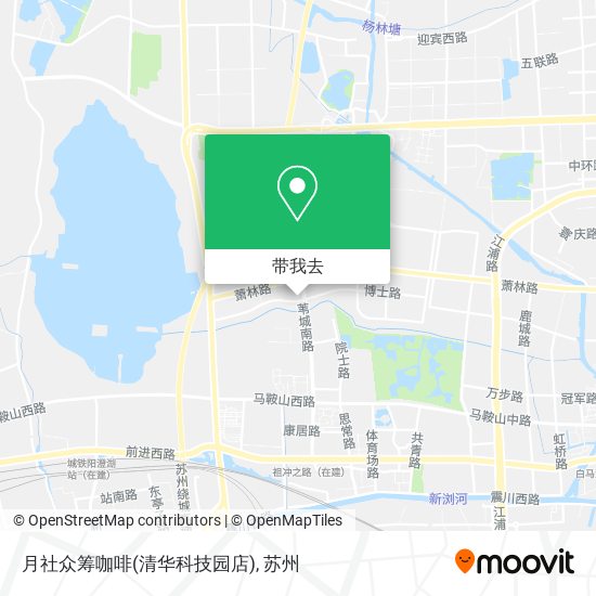 月社众筹咖啡(清华科技园店)地图