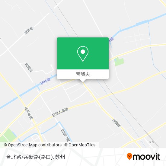 台北路/岳新路(路口)地图