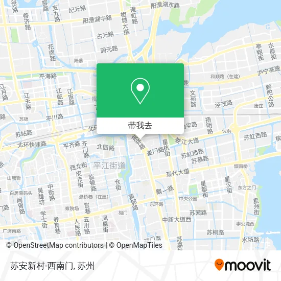 苏安新村-西南门地图