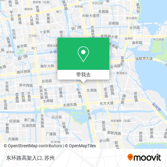 东环路高架入口地图