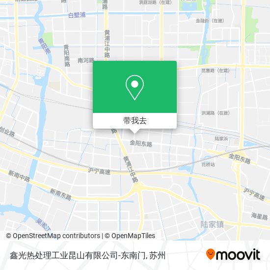 鑫光热处理工业昆山有限公司-东南门地图
