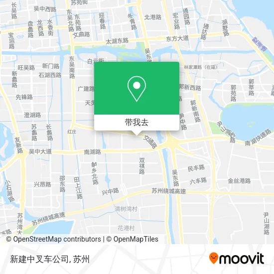 新建中叉车公司地图