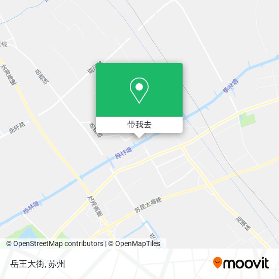 岳王大街地图