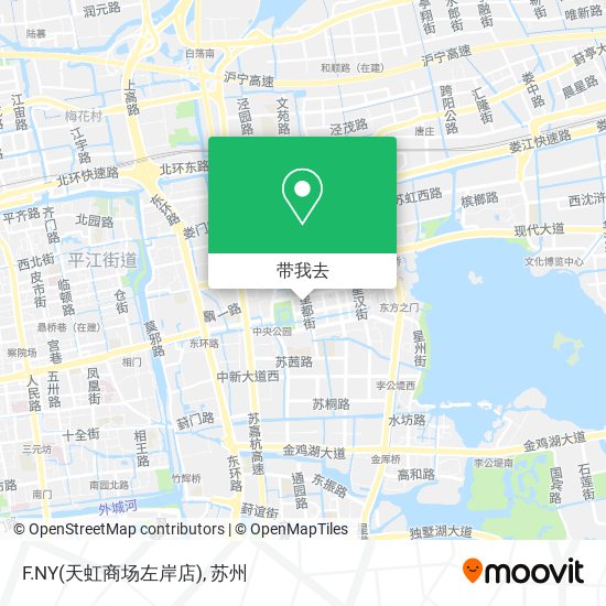 F.NY(天虹商场左岸店)地图