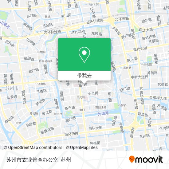 苏州市农业普查办公室地图