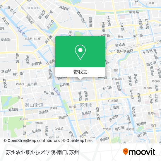 苏州农业职业技术学院-南门地图