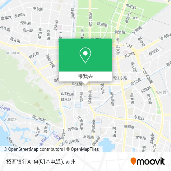招商银行ATM(明基电通)地图