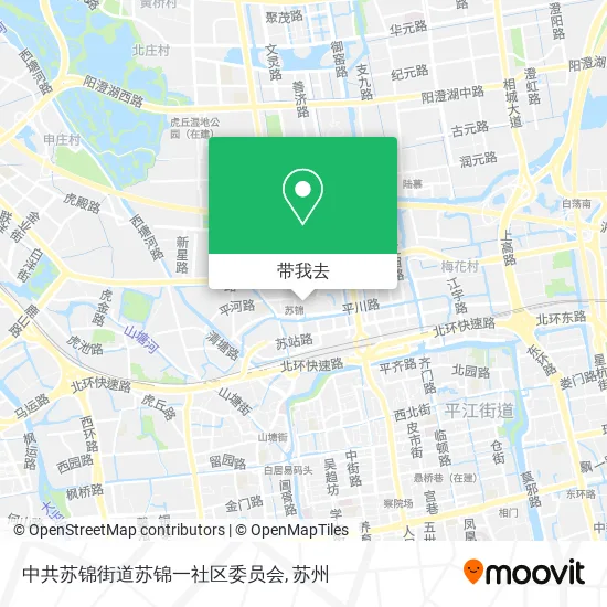 中共苏锦街道苏锦一社区委员会地图