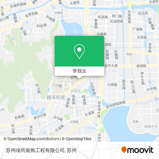 苏州绿尚装饰工程有限公司地图