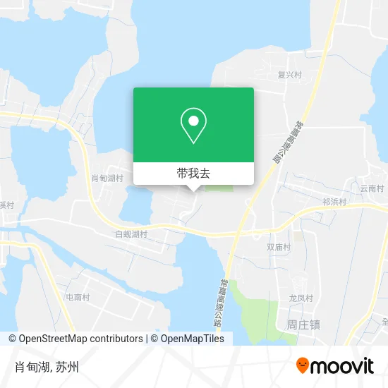 肖甸湖地图