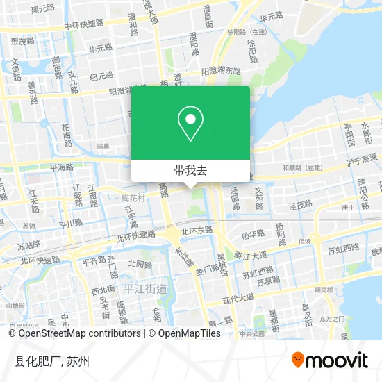 县化肥厂地图